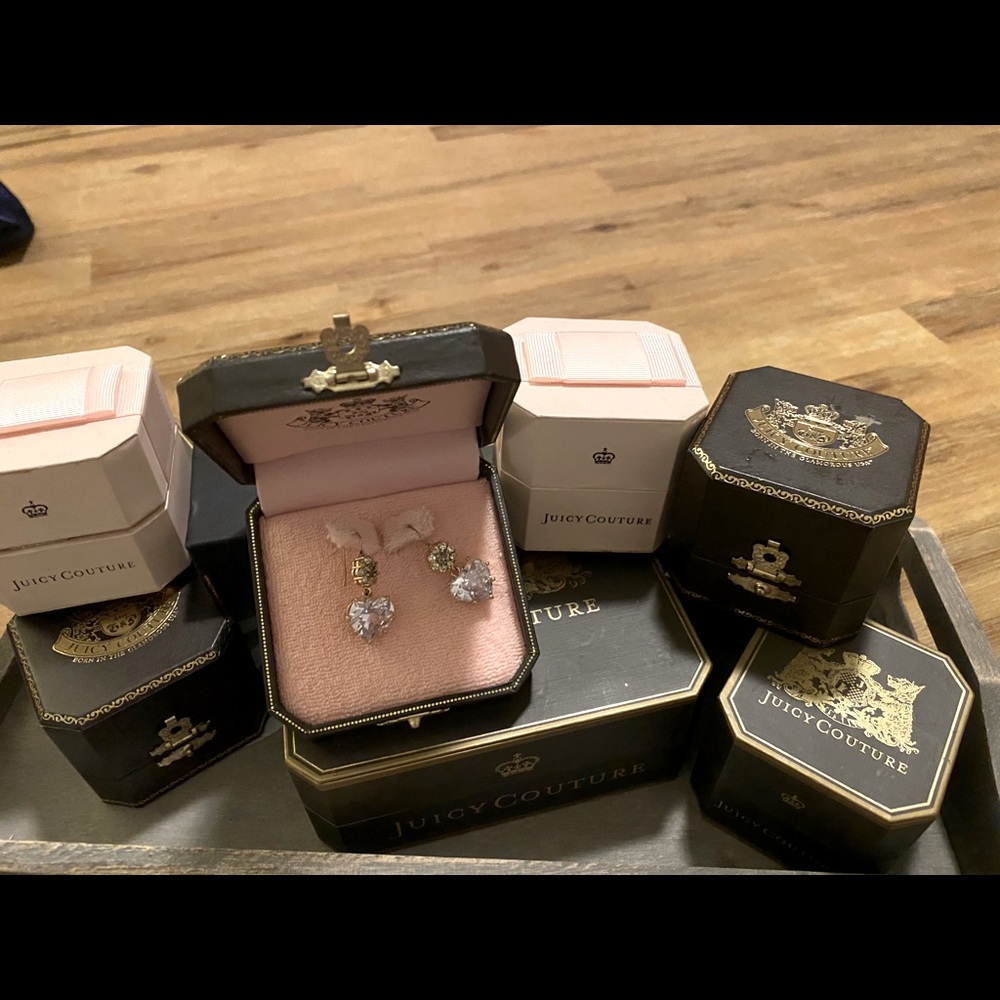 Juicy Couture Faceted Heart Drops
